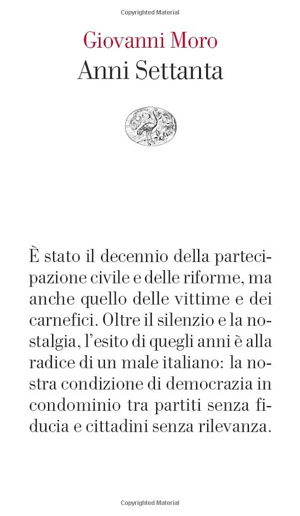 Anni Settanta (Vele, Band 33) Books