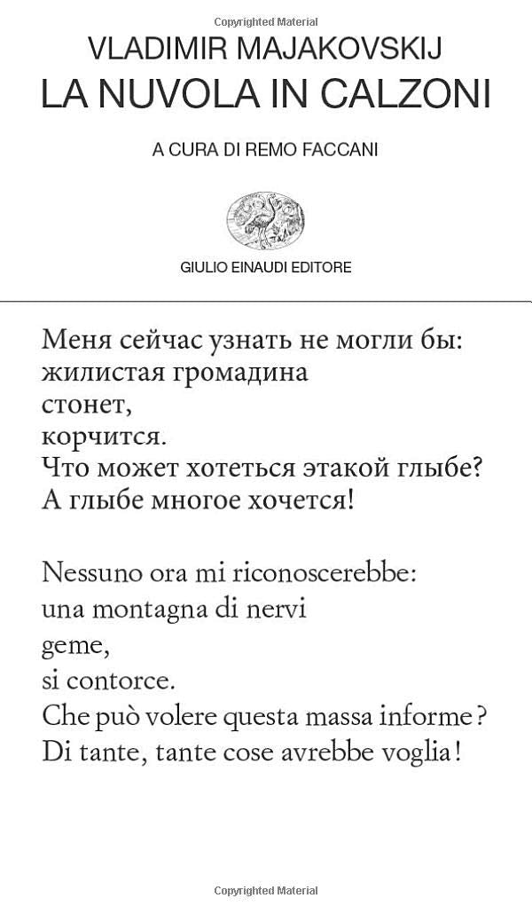 La nuvola in calzoni (Collezione di poesia, Band 404) Poetry