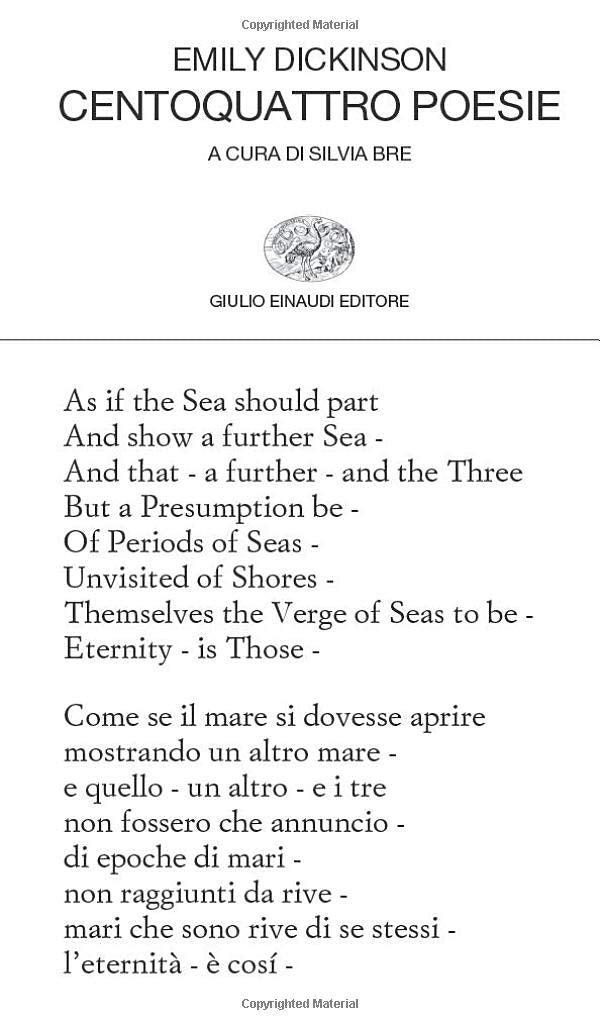 Centoquattro poesie. Testo inglese a fronte Poetry