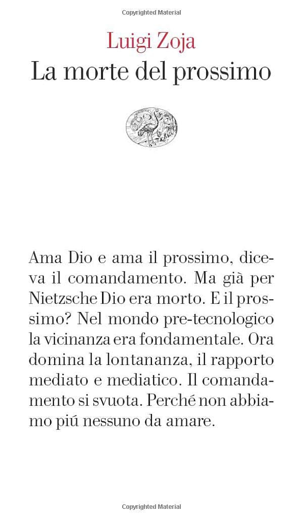 La morte del prossimo (Vele, Band 45) Psychology