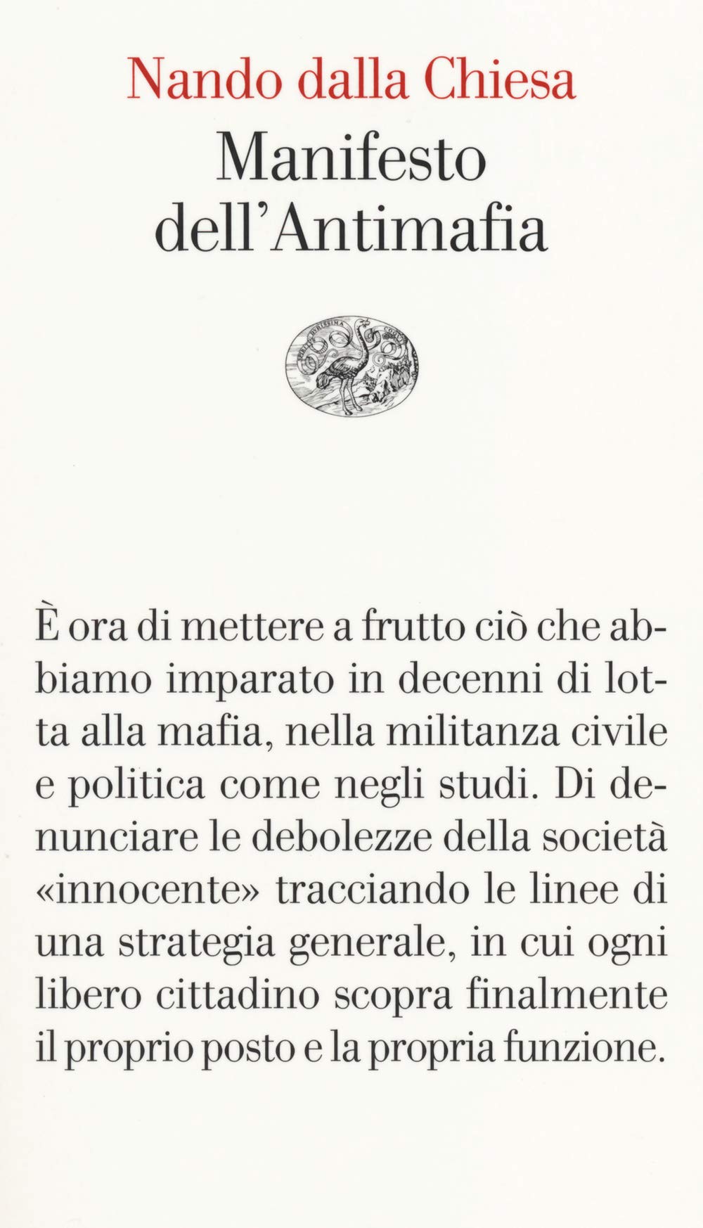 Manifesto dell'Antimafia (Vele, Band 92) Social Sciences