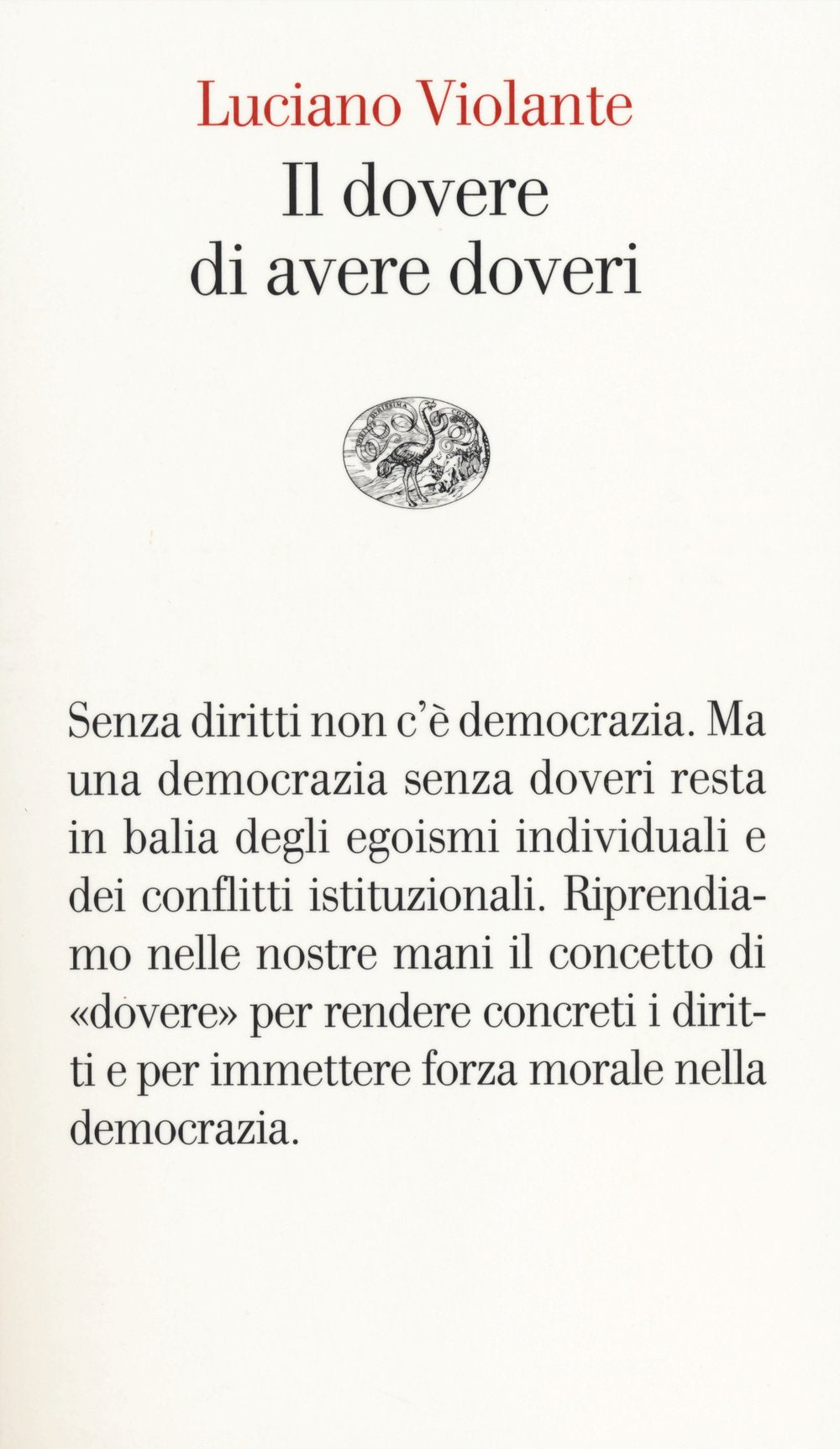 Il dovere di avere doveri book