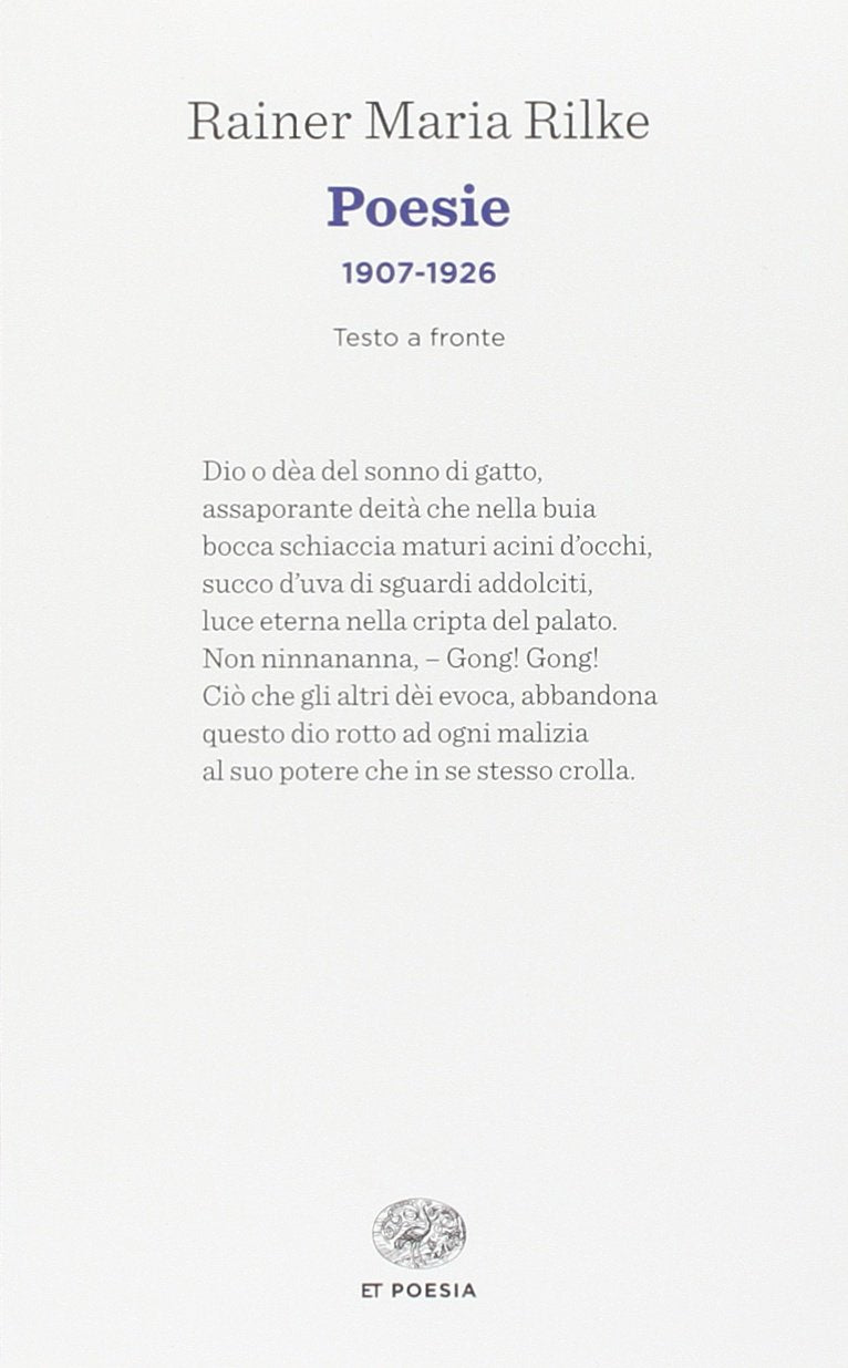 Poesie (1907-1926). Testo tedesco a fronte (Einaudi tascabili. Poesia, Band 788) Poetry