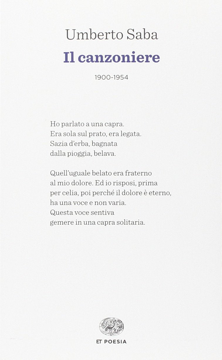 Il canzoniere (Einaudi tascabili. Poesia) Poetry