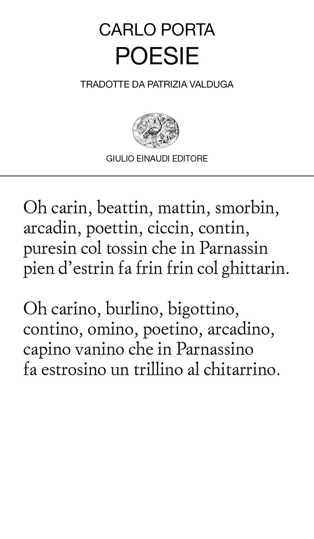 Poesie. Testo milanese a fronte (Collezione di poesia, Band 451) Poetry