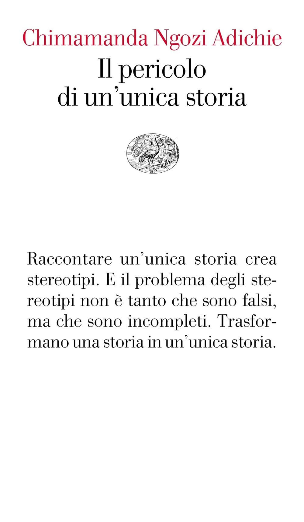 Il pericolo di un'unica storia Books