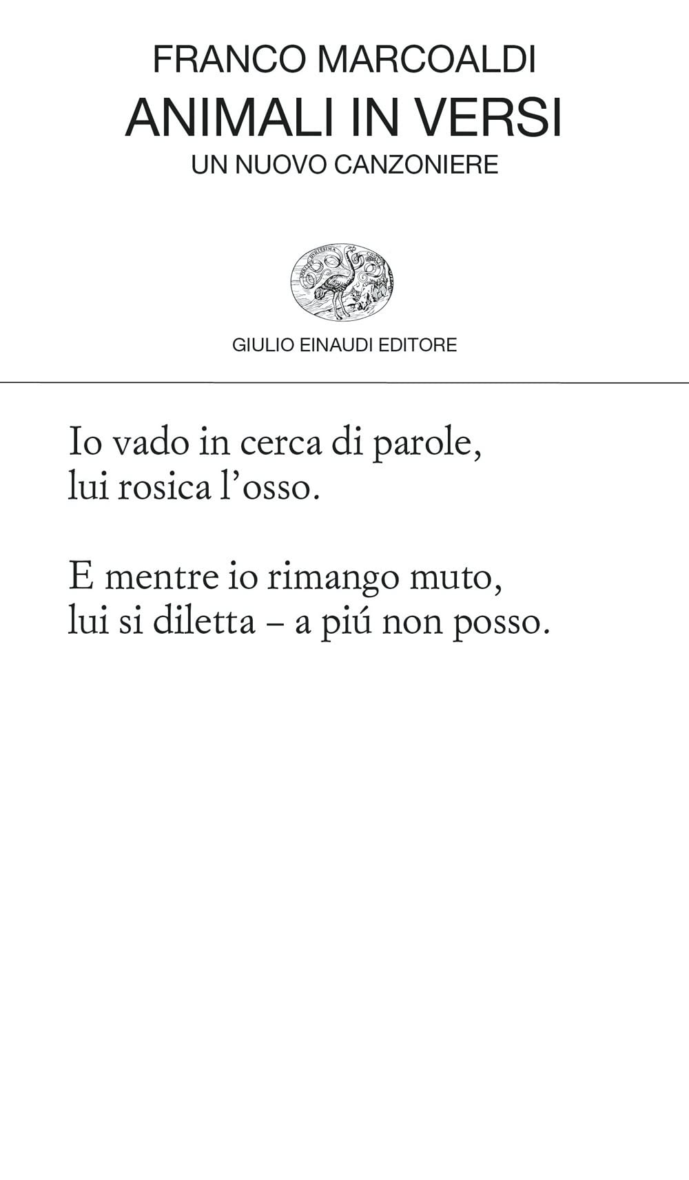 Animali in versi. Un nuovo canzoniere book