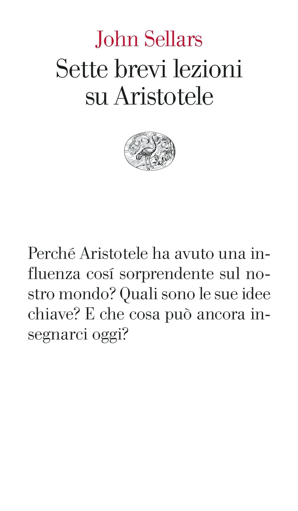 Sette brevi lezioni su Aristotele Philosophy