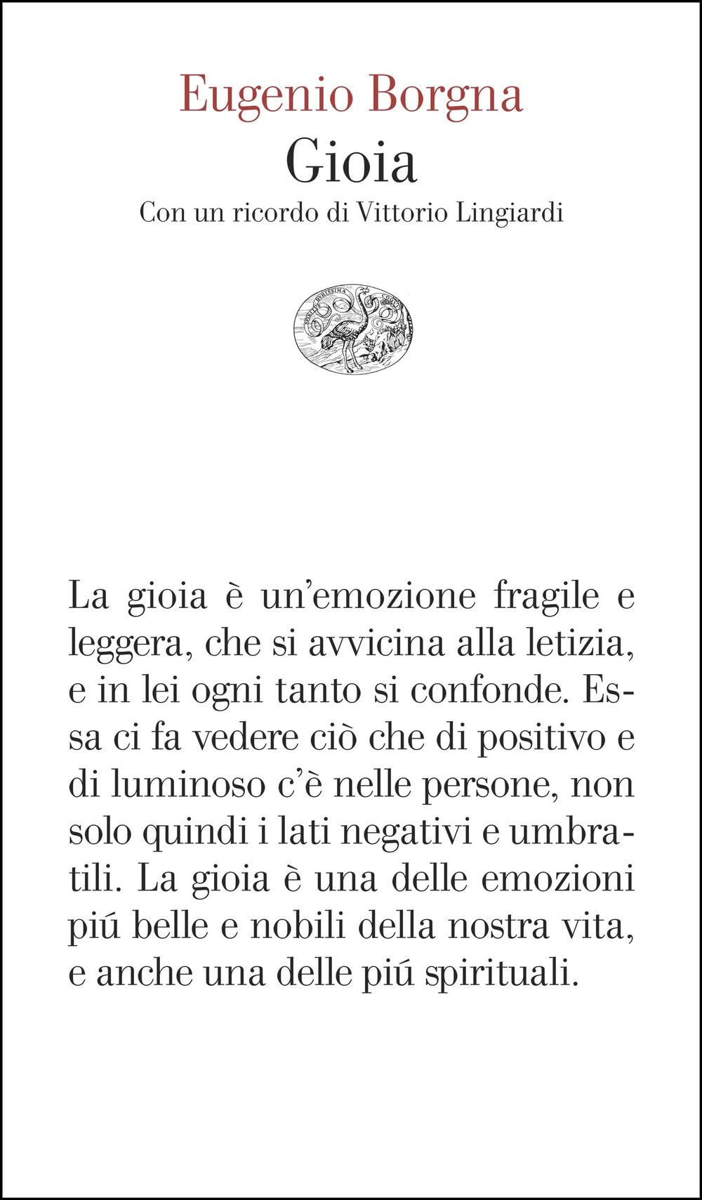 Gioia. Con un ricordo di Vittorio Lingiardi book