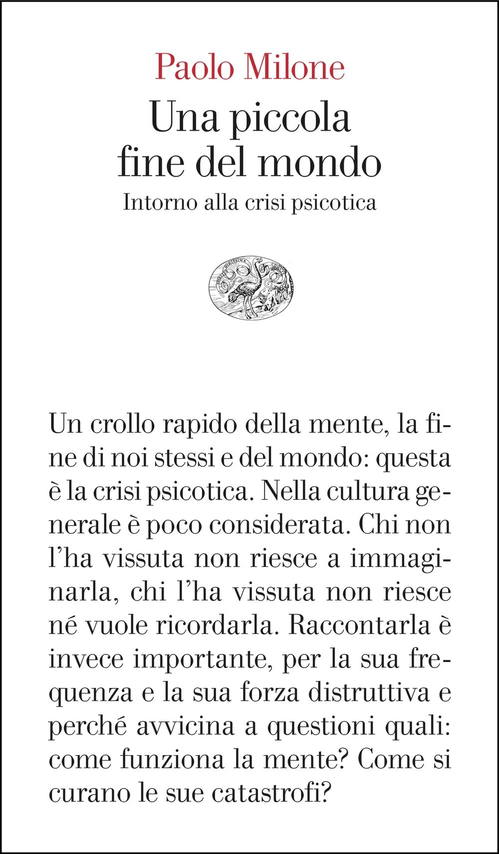 Una piccola fine del mondo. Intorno alla crisi psicotica (Vele) Medicine