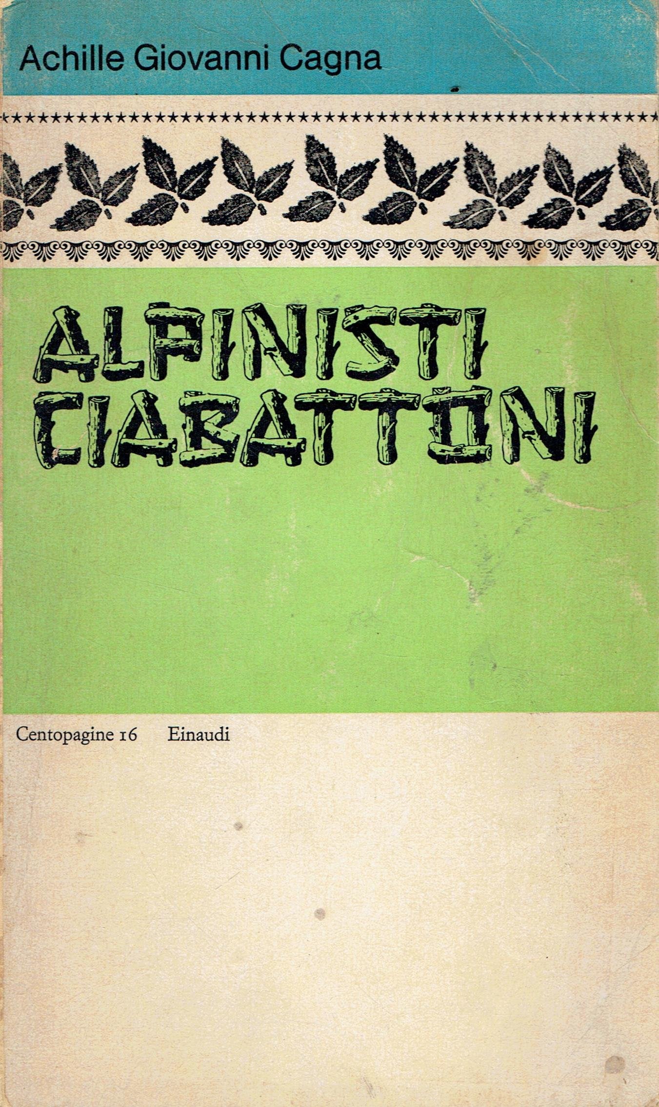 Alpinisti ciabattoni book