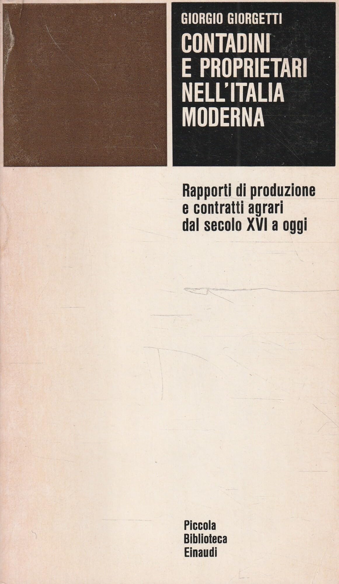 Contadini e proprietari nell'Italia moderna book