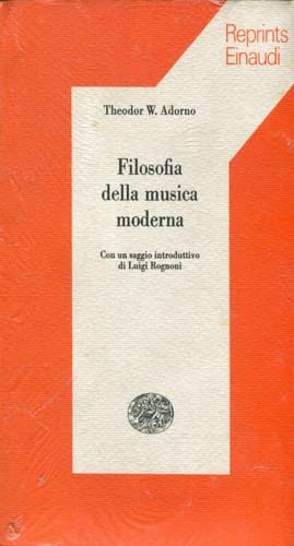 Filosofia della musica moderna book