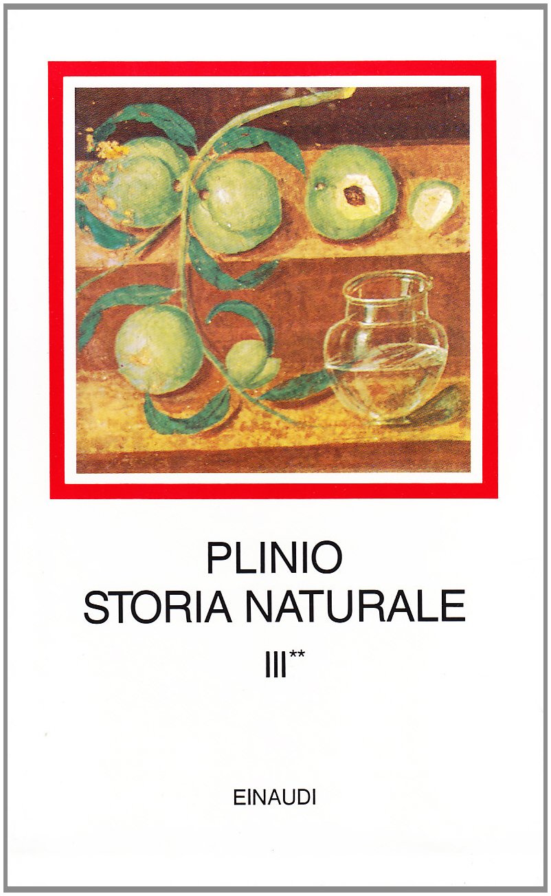 Storia naturale. Con testo latino a fronte book