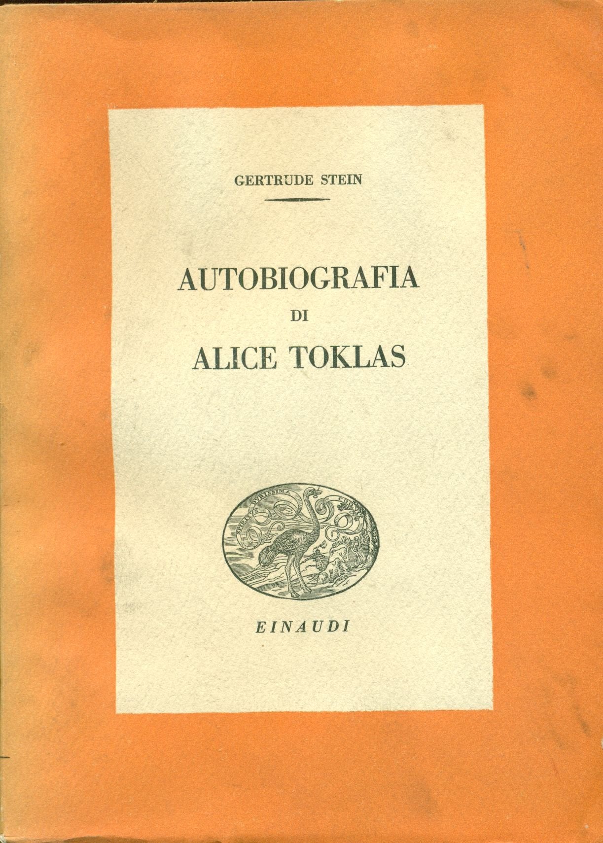 Autobiografia di Alice Toklas book