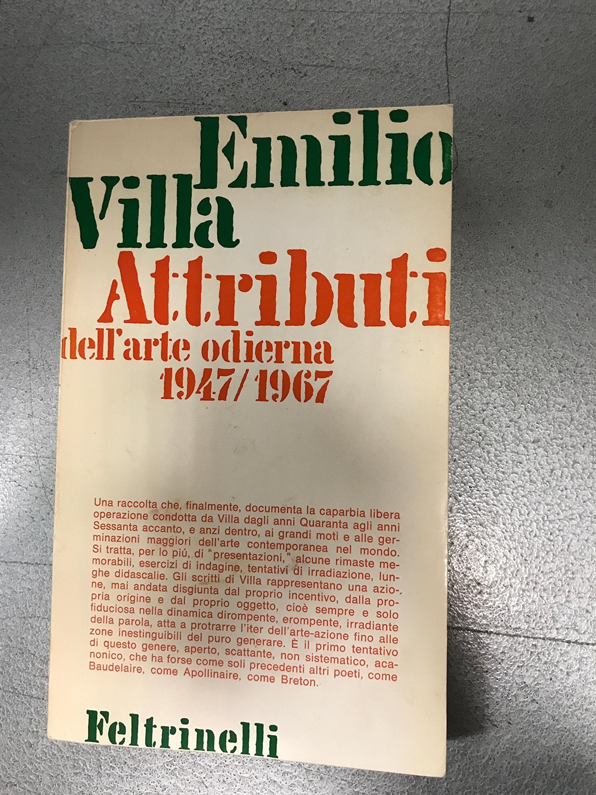 Attributi dell'arte odierna (1947-1967) Film, Art & Culture