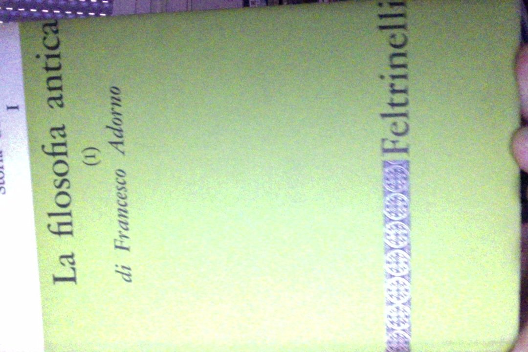 La filosofia antica (Vol. 1) book