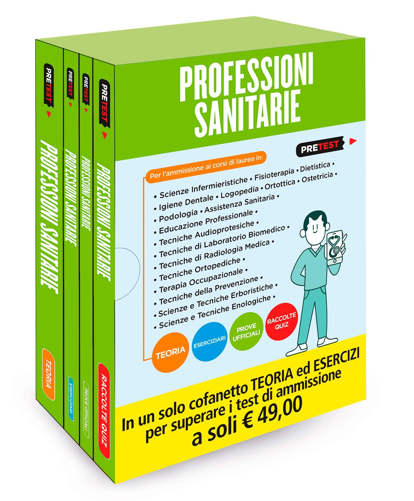 Professioni sanitarie. Teoria-Eserciziari-Prove ufficiali-Raccolte quiz book