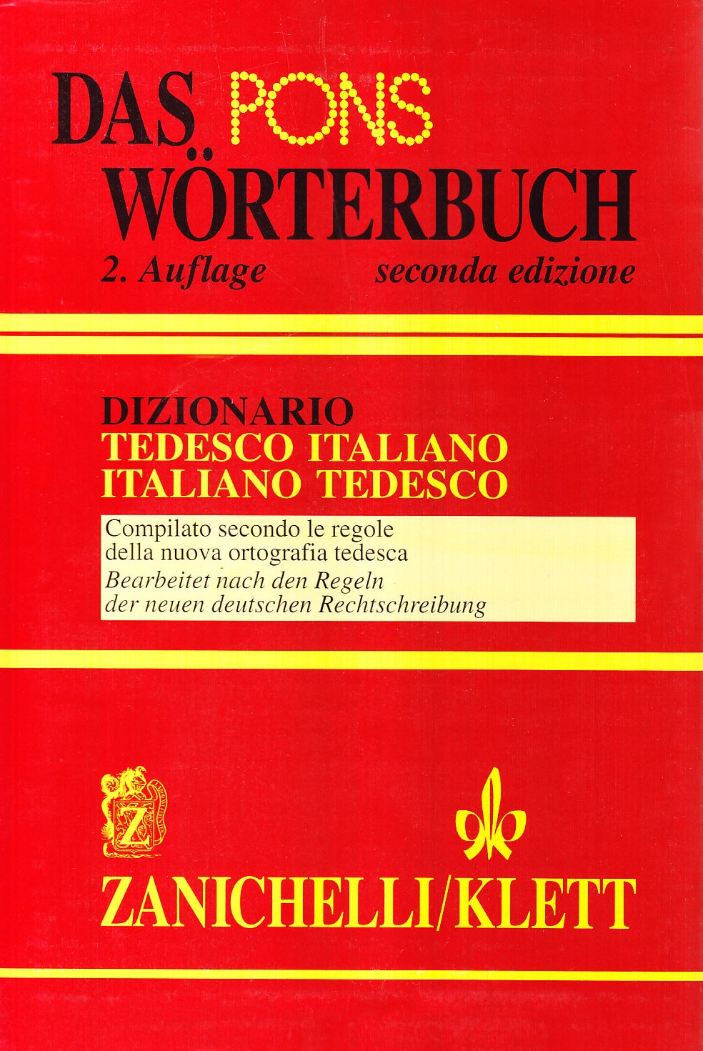 Das Pons Wörterbuch. Dizionario tedesco-italiano, italiano-tedesco book