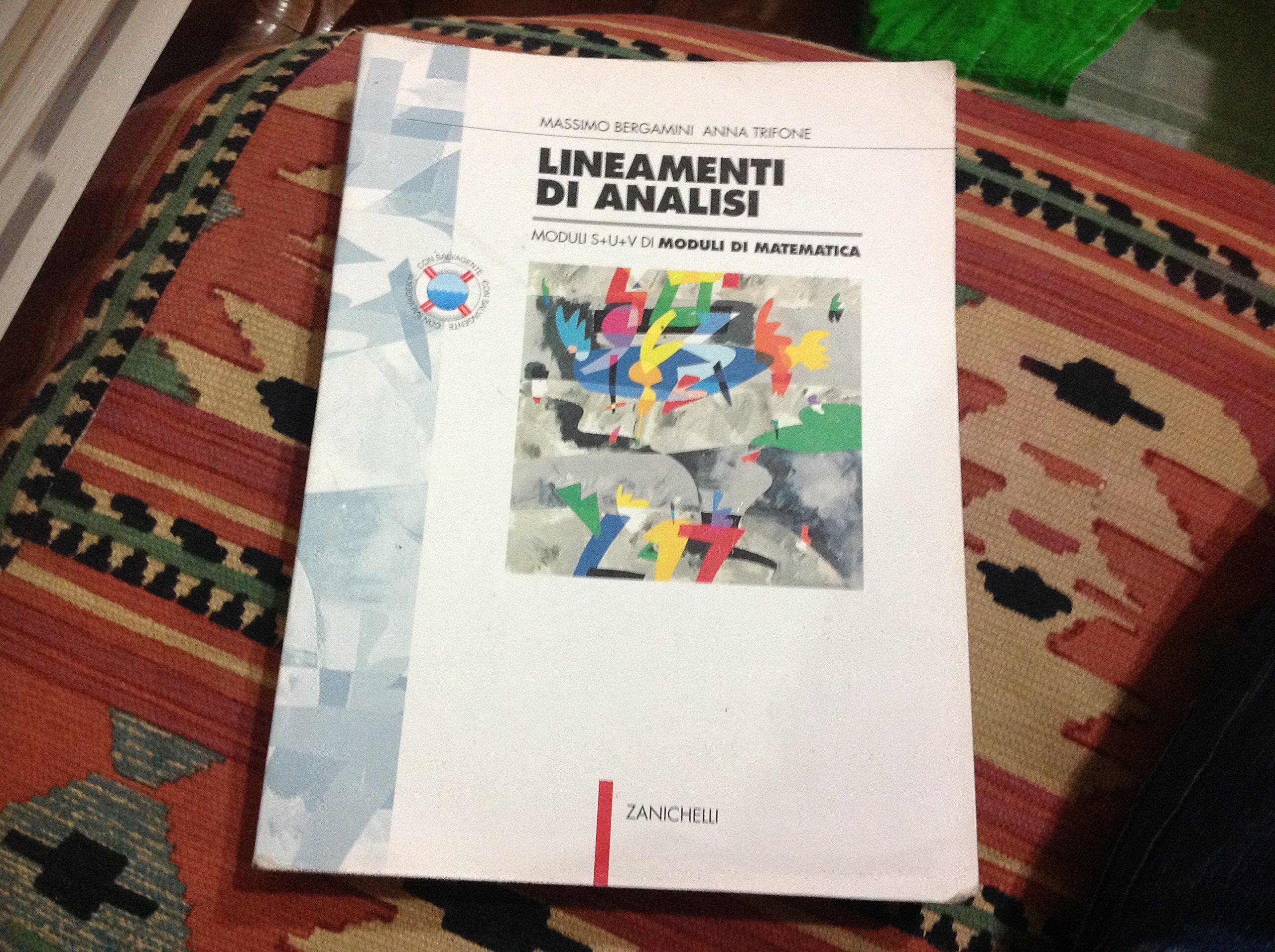 Moduli di matematica. Modulo S+U+V. Lineamenti di analisi. Per le Scuole superiori book