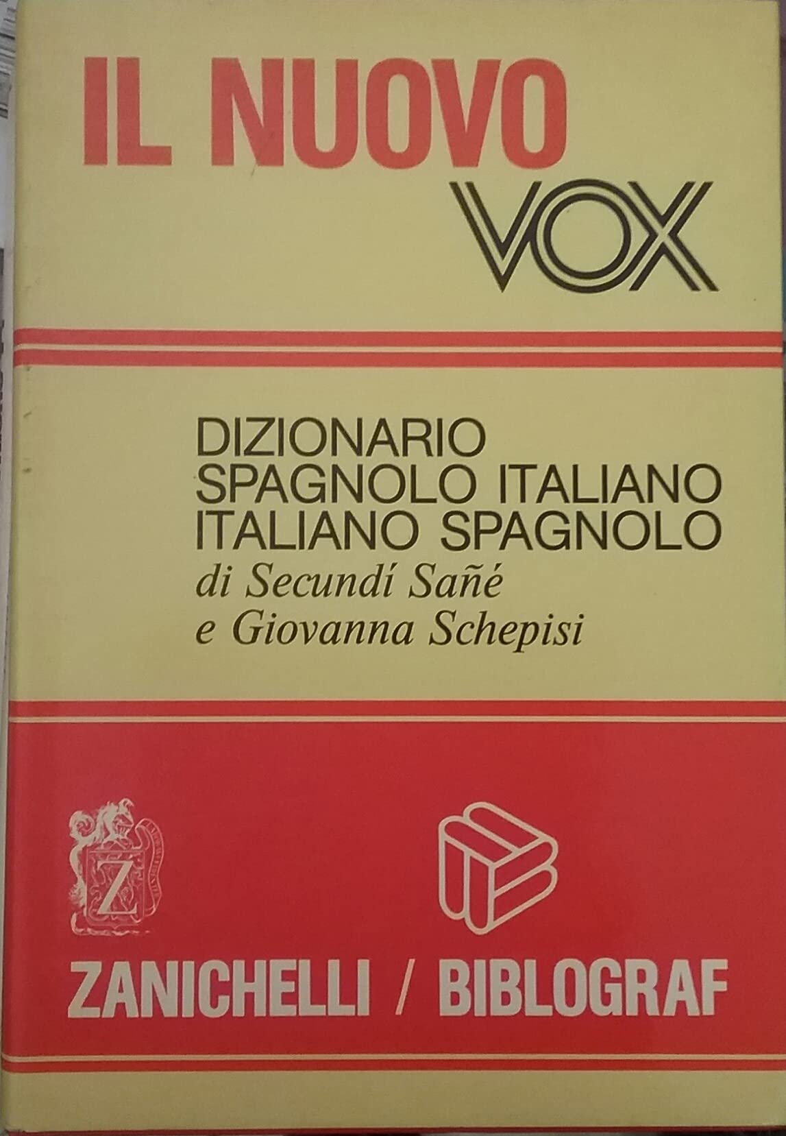 Il Nuovo vox. Dizionario spagnolo-italiano, italiano-spagnolo Foreign Languages ​​& Dictionaries