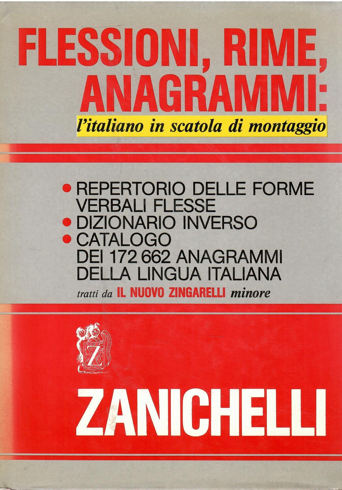 Flessioni, rime, anagrammi. L'italiano in scatola di montaggio book