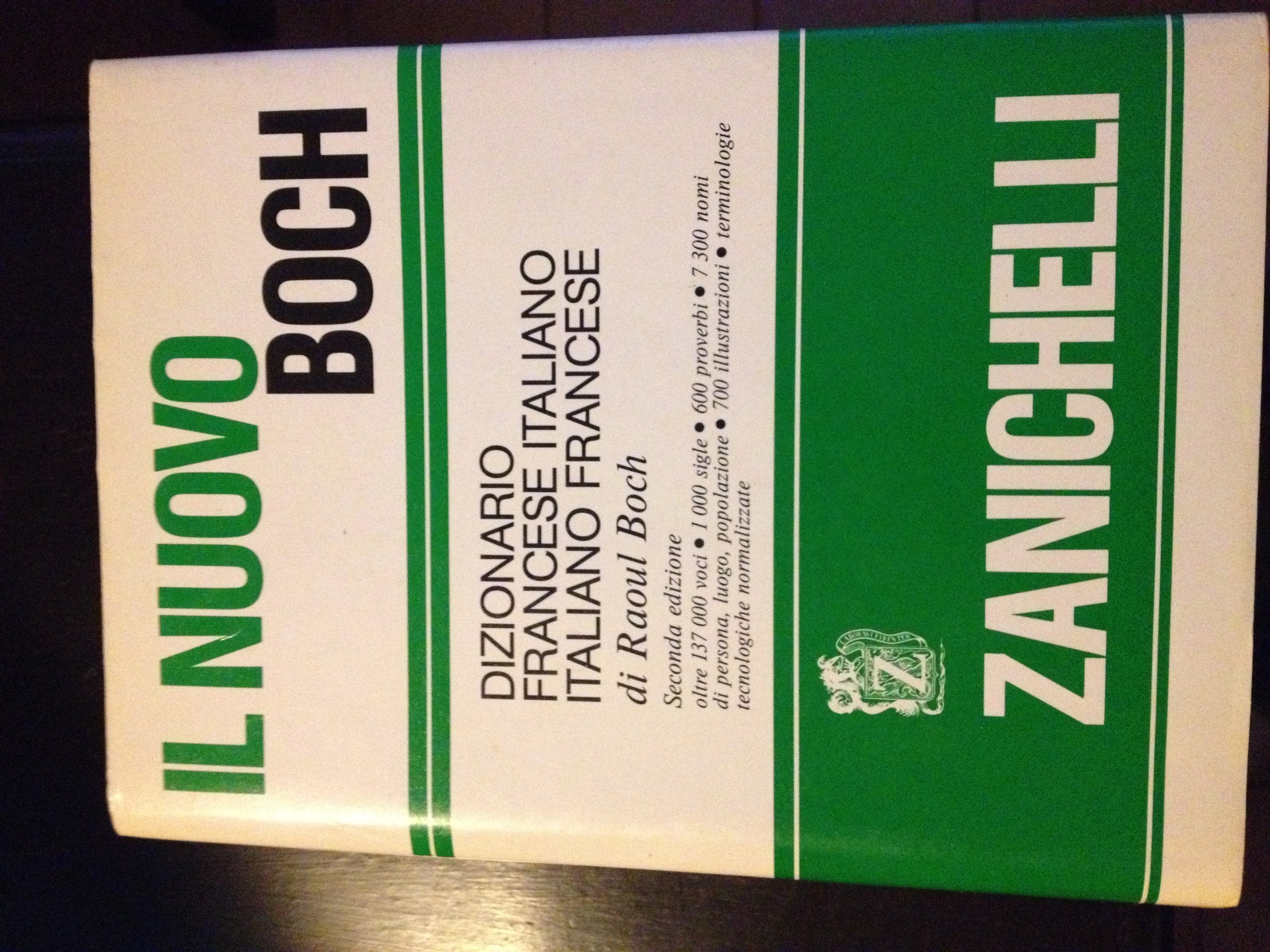 Il nuovo Boch. Dizionario francese-italiano italiano-francese Reference Books