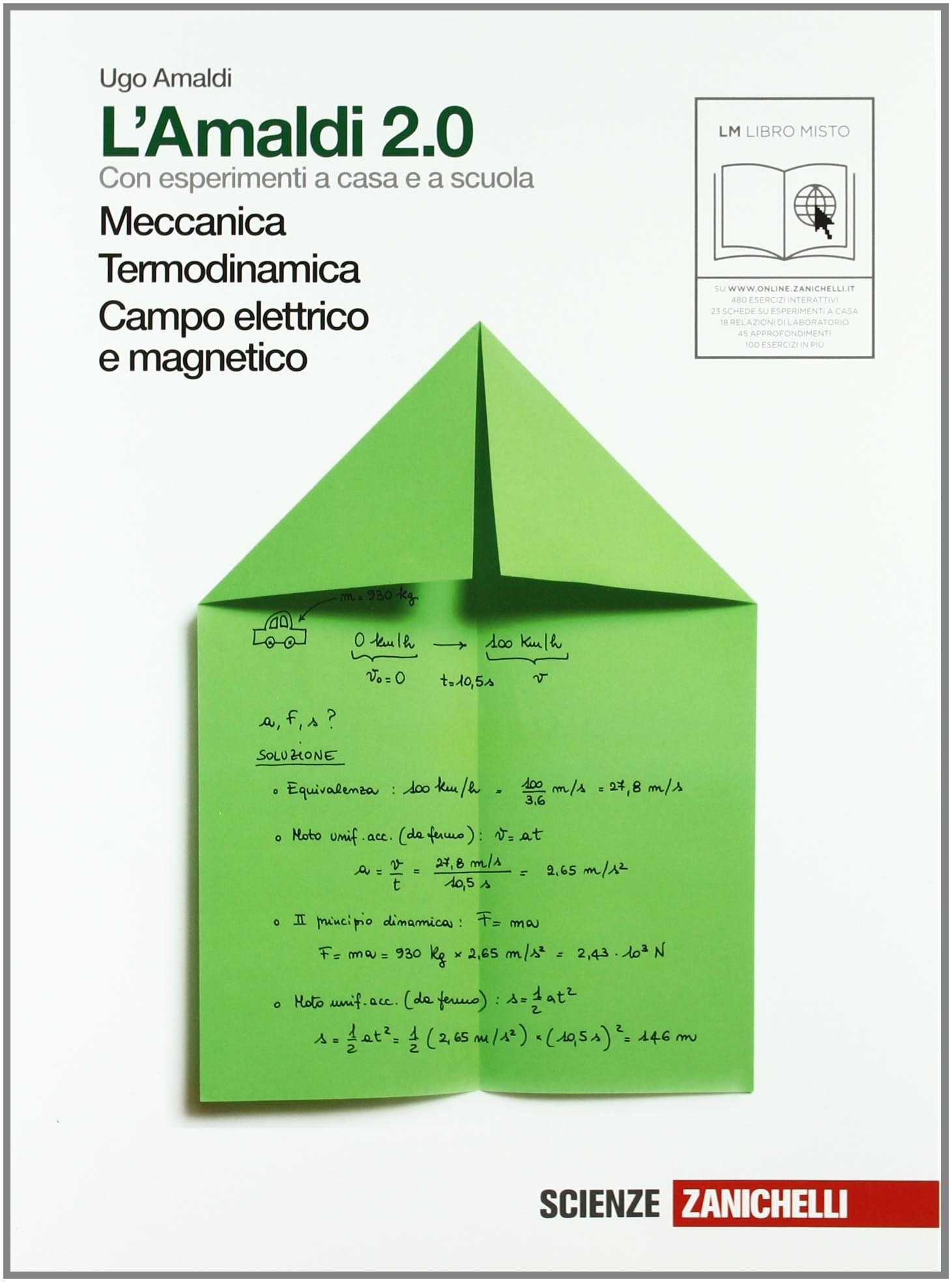 Amaldi 2.0. Volume unico. Con esercizi a casa e a scuola. Per le Scuole superiori. Con espansione online book