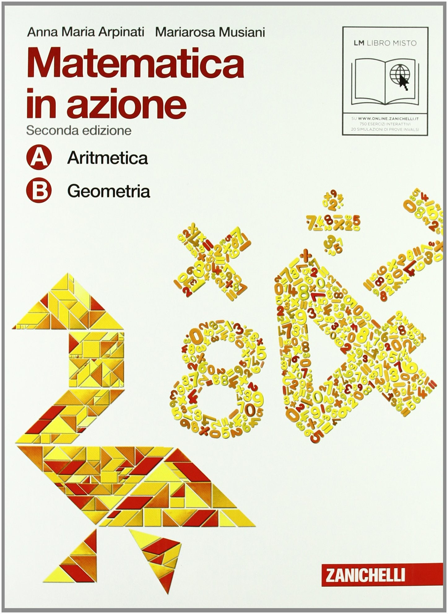 Matematica in azione. Tomi A-B: Aritmetica-Geometria. Con fascicolo di pronto soccorso. Per la Scuola media. Con espansione online (Vol. 1) Professional & Reference Books