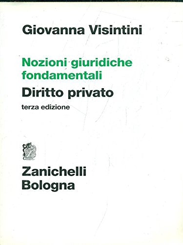 Nozioni giuridiche fondamentali. Diritto privato book