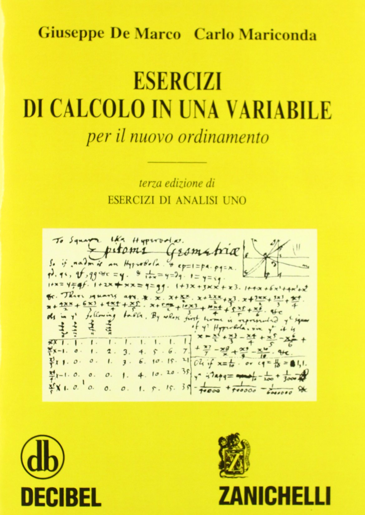 Esercizi di calcolo in una variabile. Per il nuovo ordinamento book
