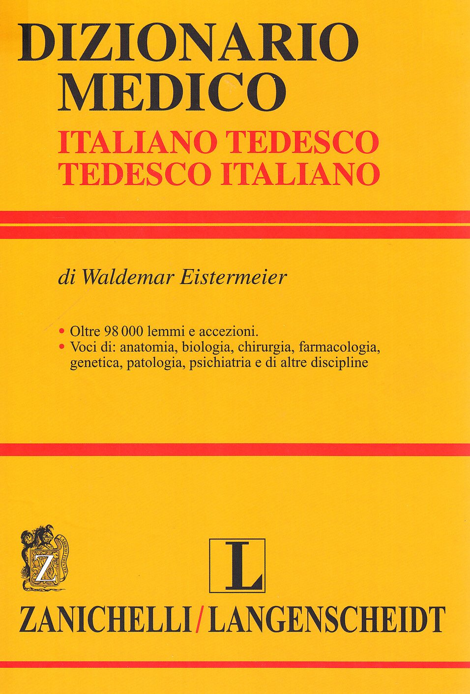 Dizionario medico. Tedesco-italiano, italiano-tedesco book