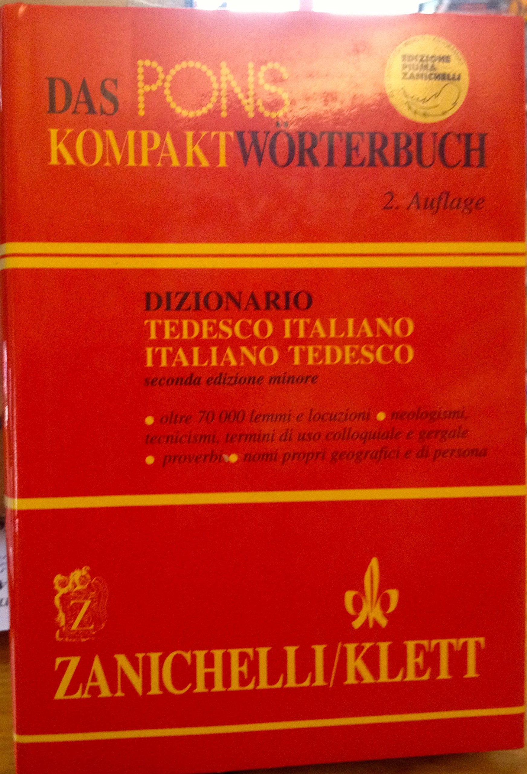 Das Pons Kömpaktworterbuch. Dizionario tedesco-italiano, italiano-tedesco. Ediz. minore book