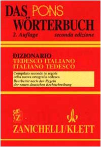 Das Pons Wörterbuch. Dizionario tedesco-italiano, italiano-tedesco General education