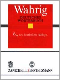 Product Image: Wahrig. Deutsches Wörterbuch Zanichelli-Bertelsmann