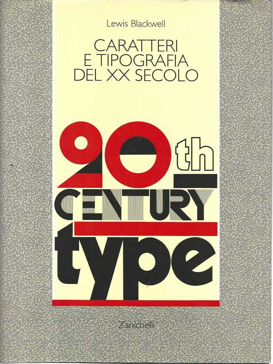 Caratteri e tipografia del XX secolo book