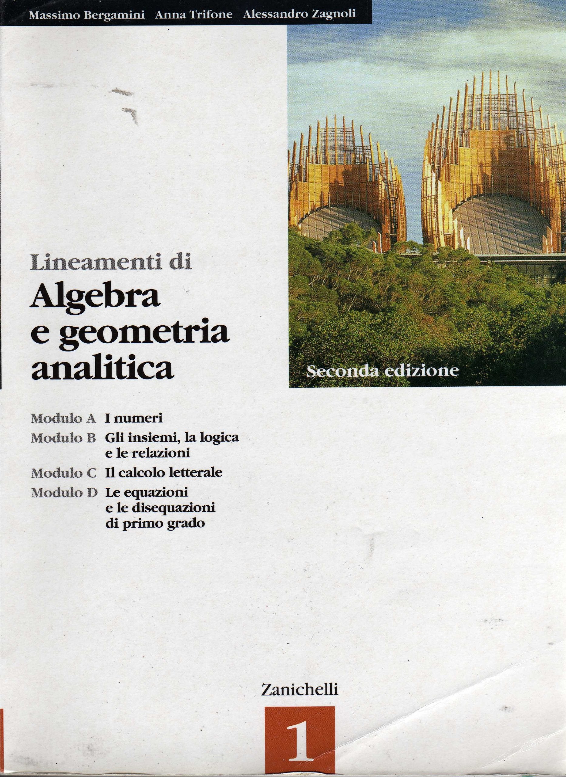 Lineamenti di algebra e geometria analitica. Modulo A-B-C-D. Per le Scuole superiori (Vol. 1) book