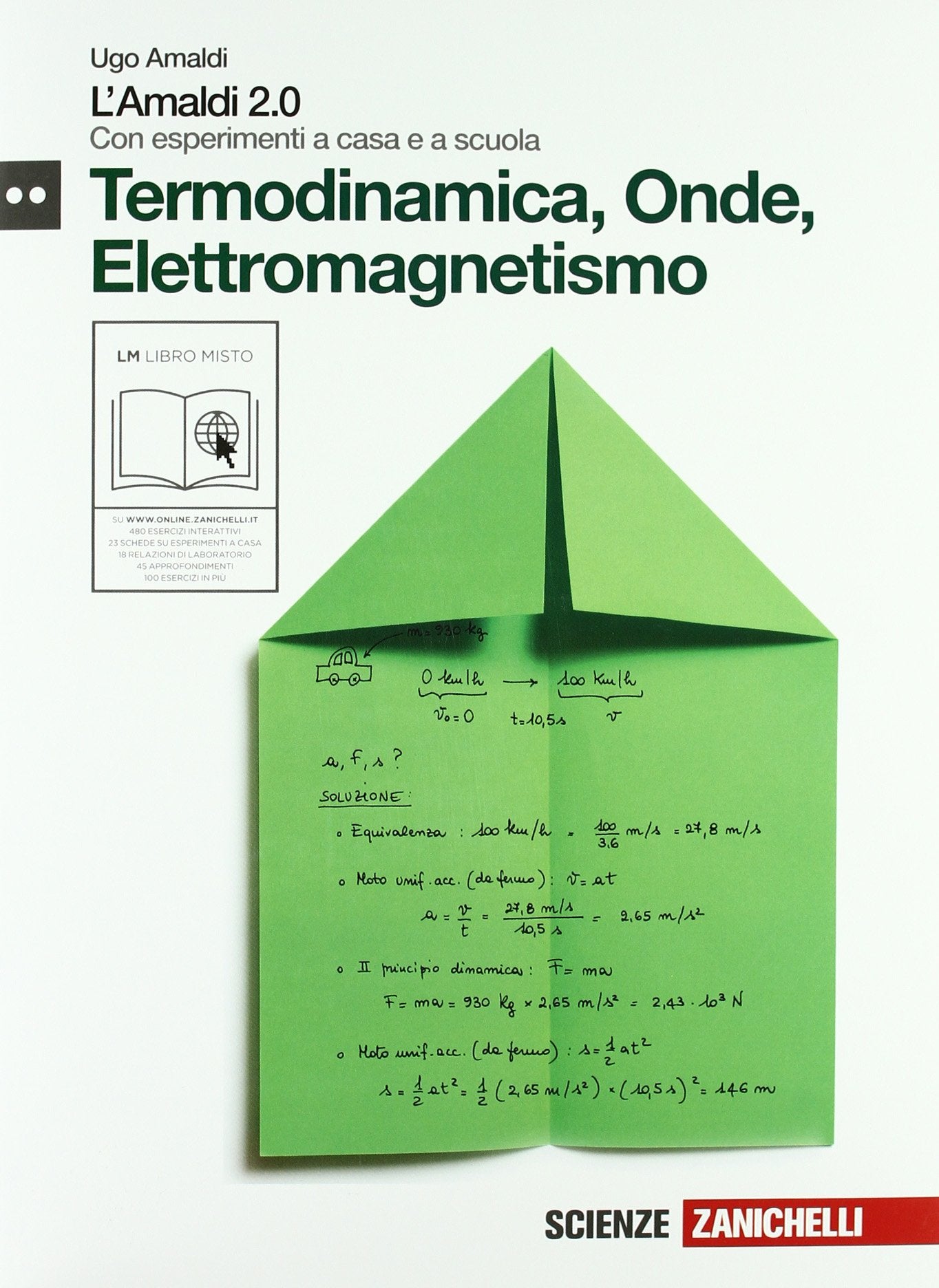 Amaldi 2.0. Termodinamica, onde, elettromagnetismo. Con esperimenti a casa e a scuola. Per le Scuole superiori. Con espansione online (Vol. 2) Professional & Reference Books