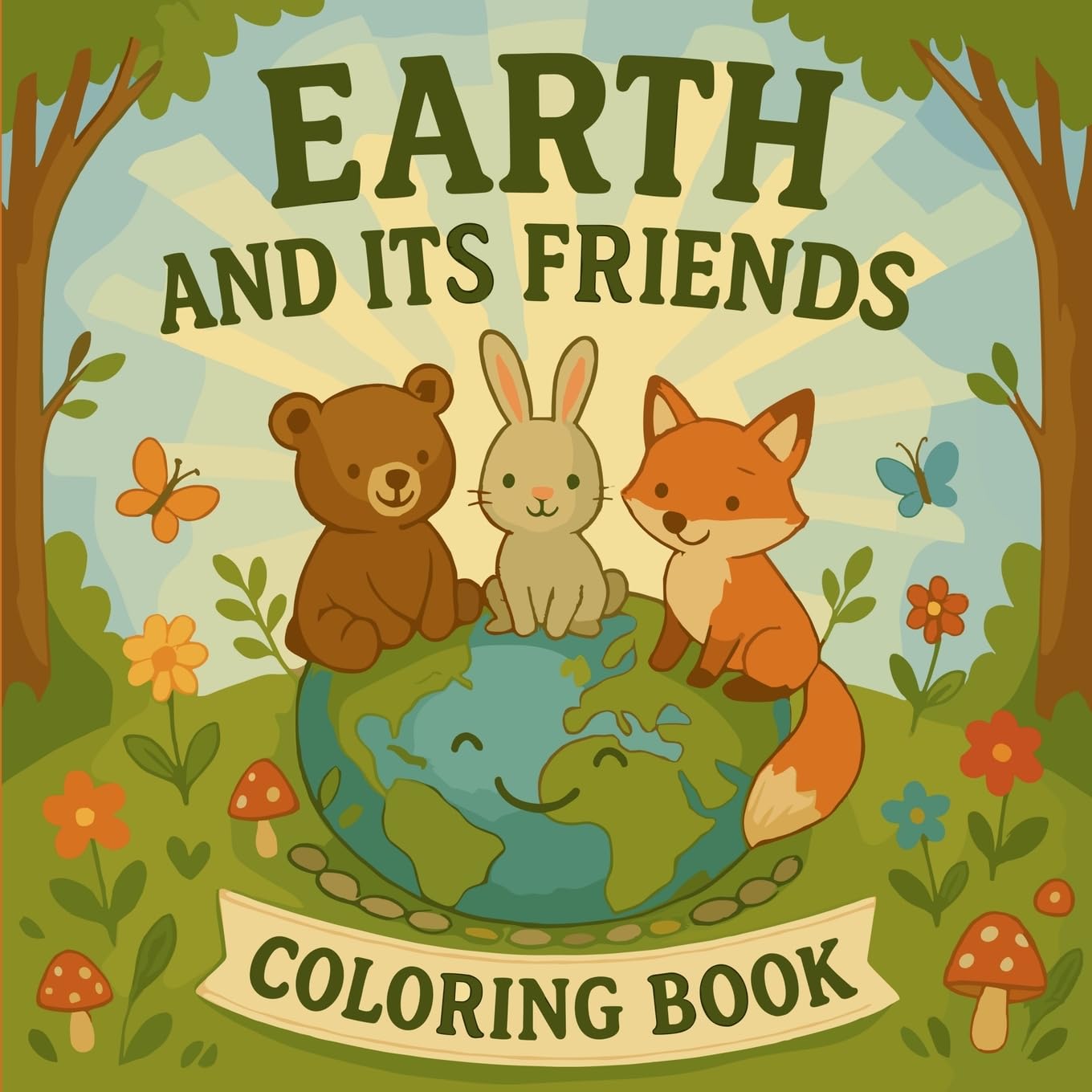 Earth and Its Friends Coloring Book Tiptoi & Games