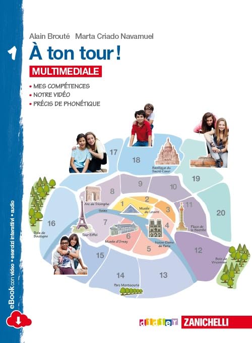 A ton tour. Livre de l'élève-Cahier d'exercises. Per la Scuola media. Con e-book. Con espansione online (Vol. 1) Study Guides