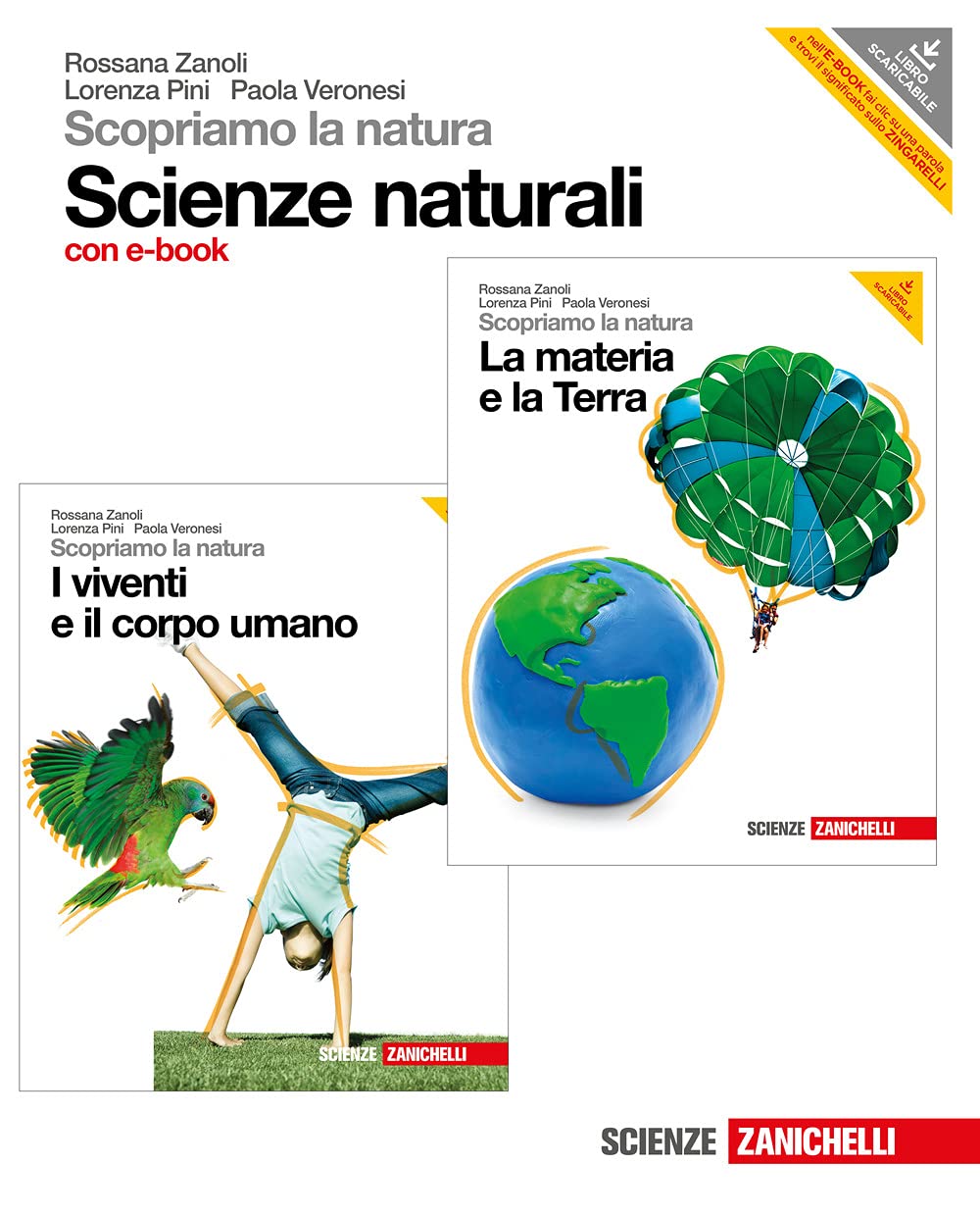 Scopriamo la natura. Vol. A-B-C-D. La materia-I viventi-Il corpo umano-La Terra. Per la Scuola media. Con DVD-ROM. Con espansione online book
