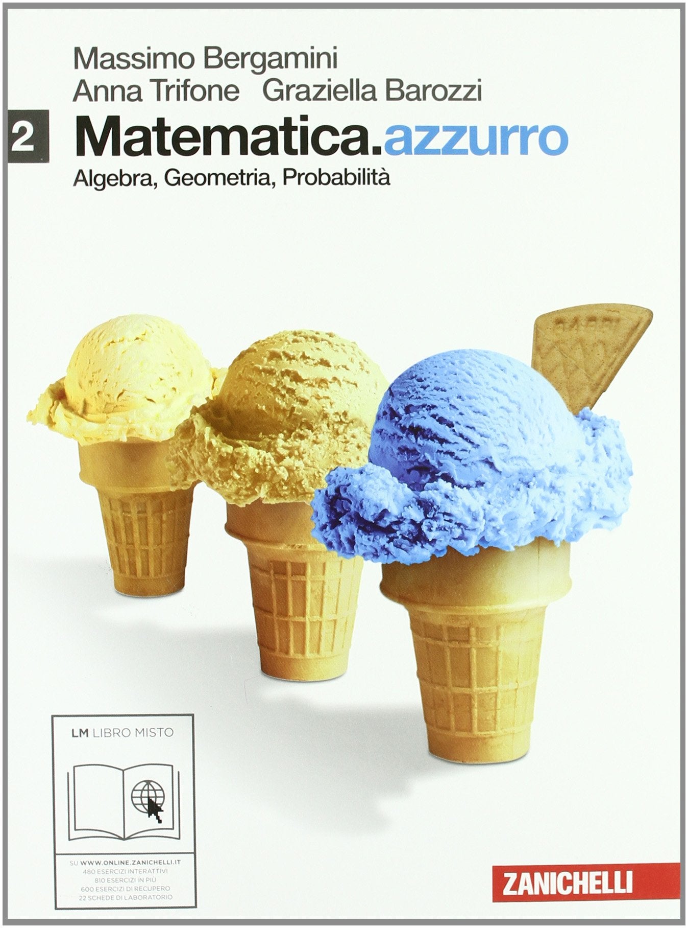 Matematica.azzurro. Per le Scuole superiori. Con e-book. Con espansione online. Algebra, geometria, probabilità (Vol. 2) Professional & Reference Books