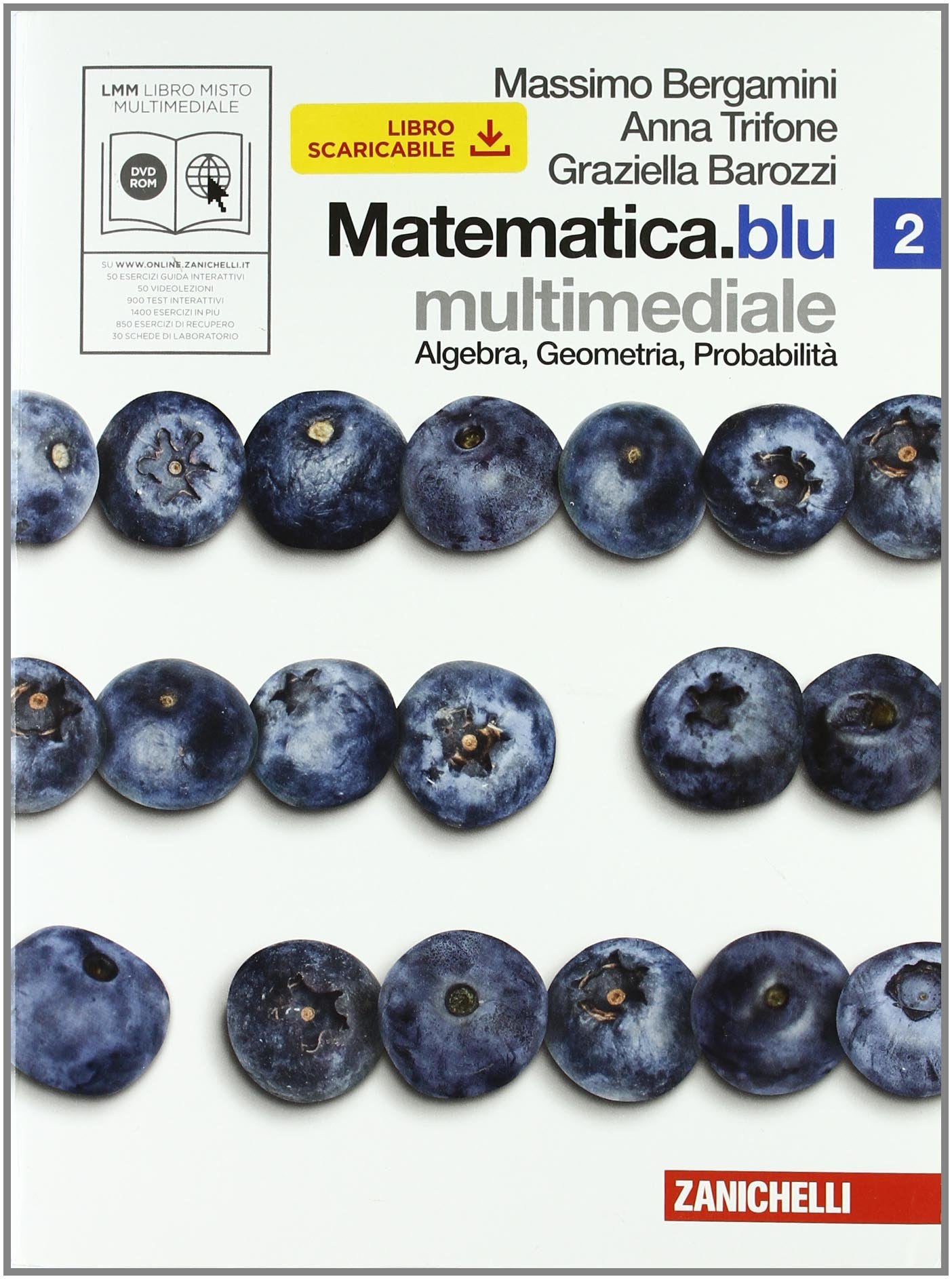 Matematica.blu. Algebra. Geometria. Probabilità. Per le Scuole superiori. Con DVD-ROM. Con espansione online (Vol. 2) Professional & Reference Books