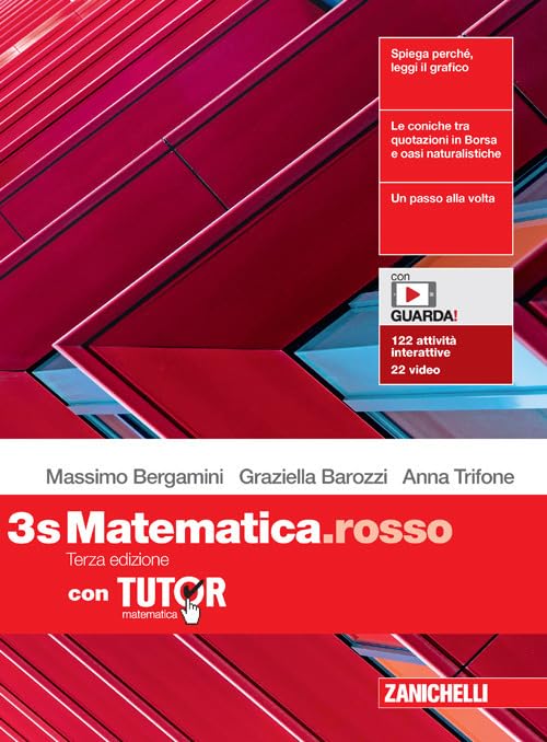 Matematica.rosso. Con Tutor. Per le Scuole superiori. Con e-book. Con espansione online (Vol. 3S) Professional & Reference Books