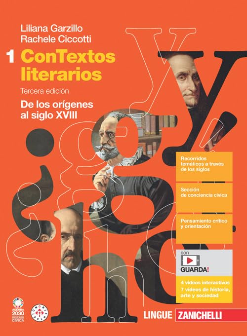 ConTextos literarios. Per le Scuole superiori. Con e-book. Con espansione online. De los orígines al siglo XVIII (Vol. 1) Professional & Reference Books