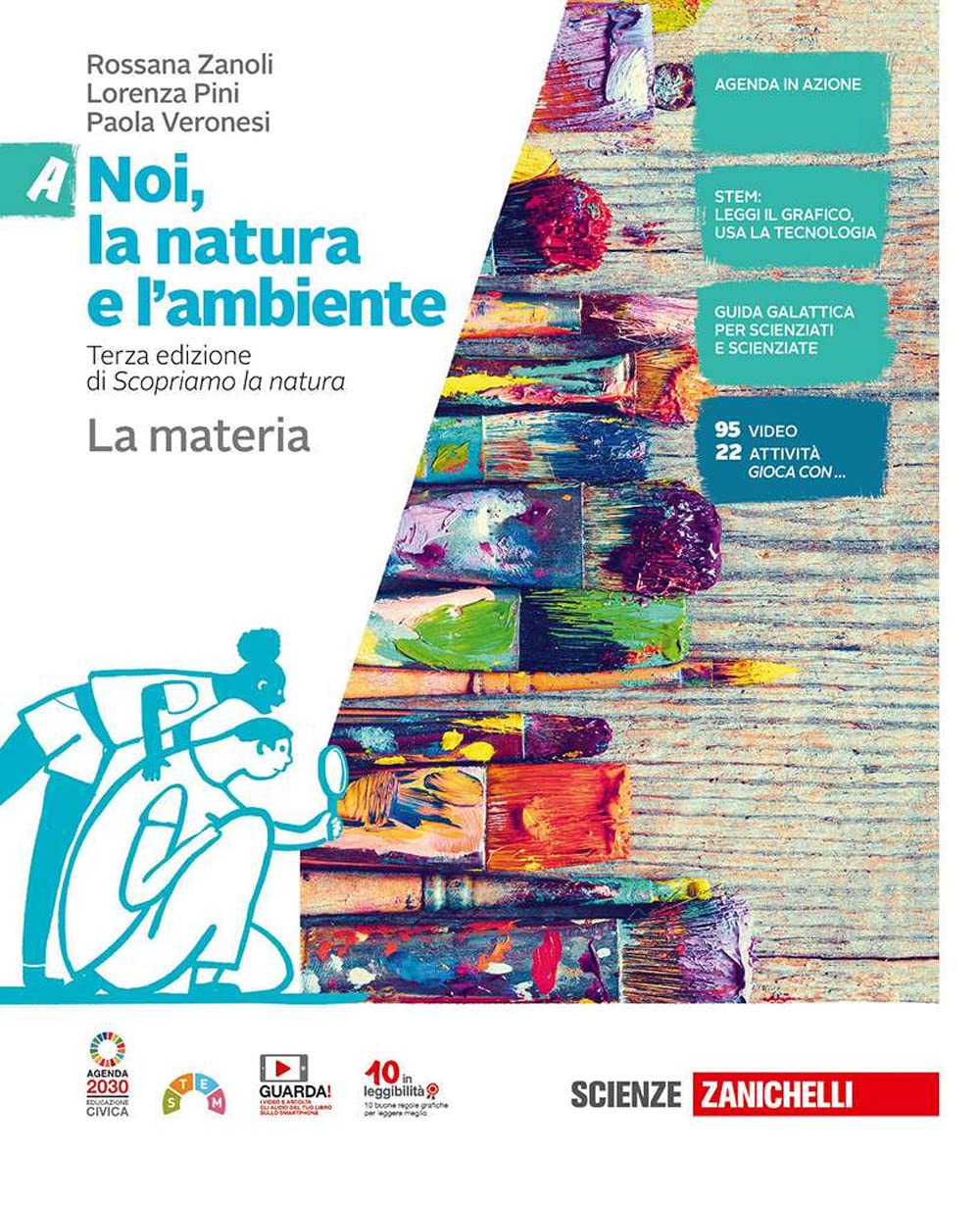 Noi, la natura e l'ambiente. Per la Scuola media. Con Contenuto digitale (fornito elettronicamente). La materia-I viventi-Il corpo umano-La Terra (Vol. A-B-C-D) Professional & Reference Books