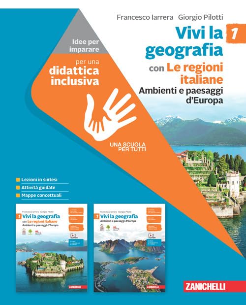 Vivi la geografia. Idee per imparare. Per la Scuola media. Con espansione online. Ambienti e paesaggi d'Europa (Vol. 1) book