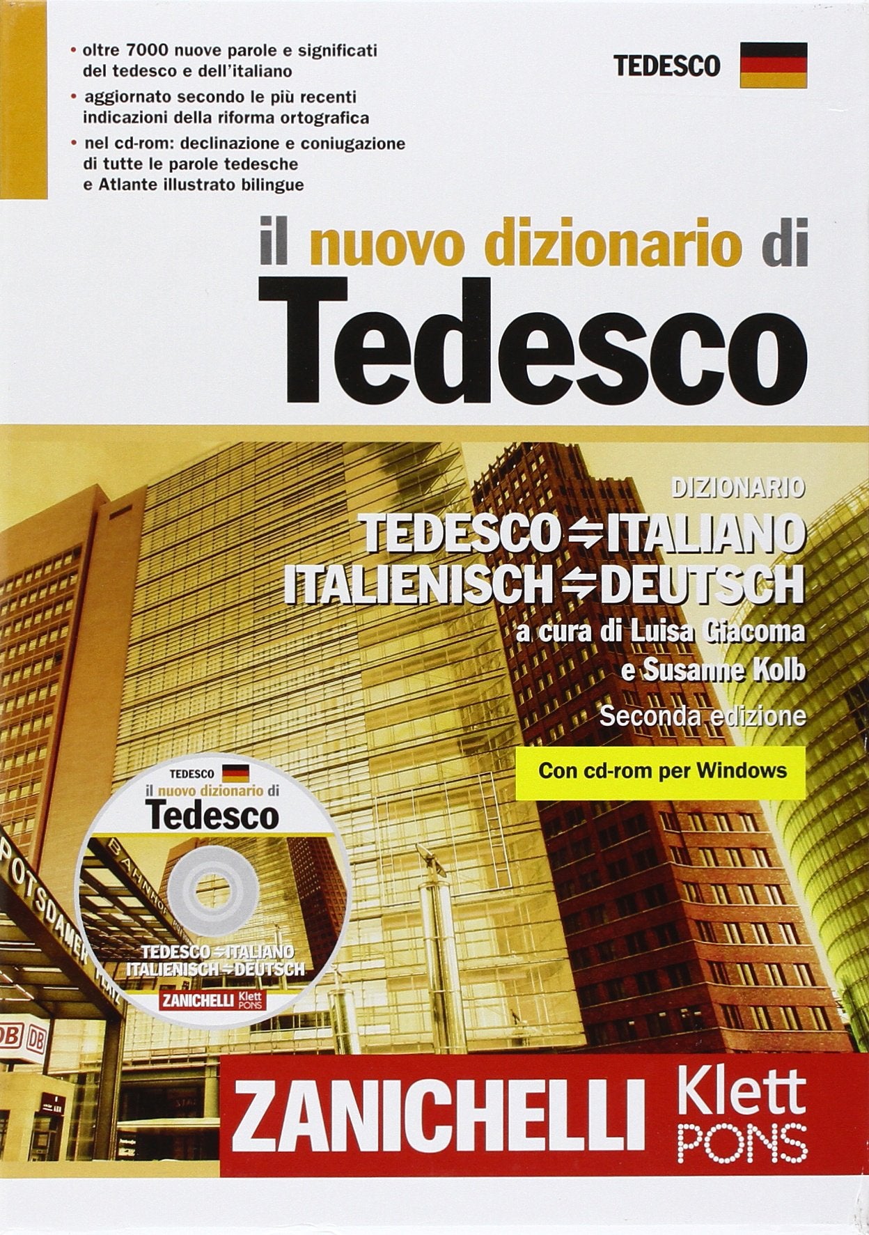 Il nuovo dizionario di tedesco. Dizionario tedesco-italiano, italiano-tedesco. Ediz. bilingue. Con CD-ROM (I grandi dizionari) General education