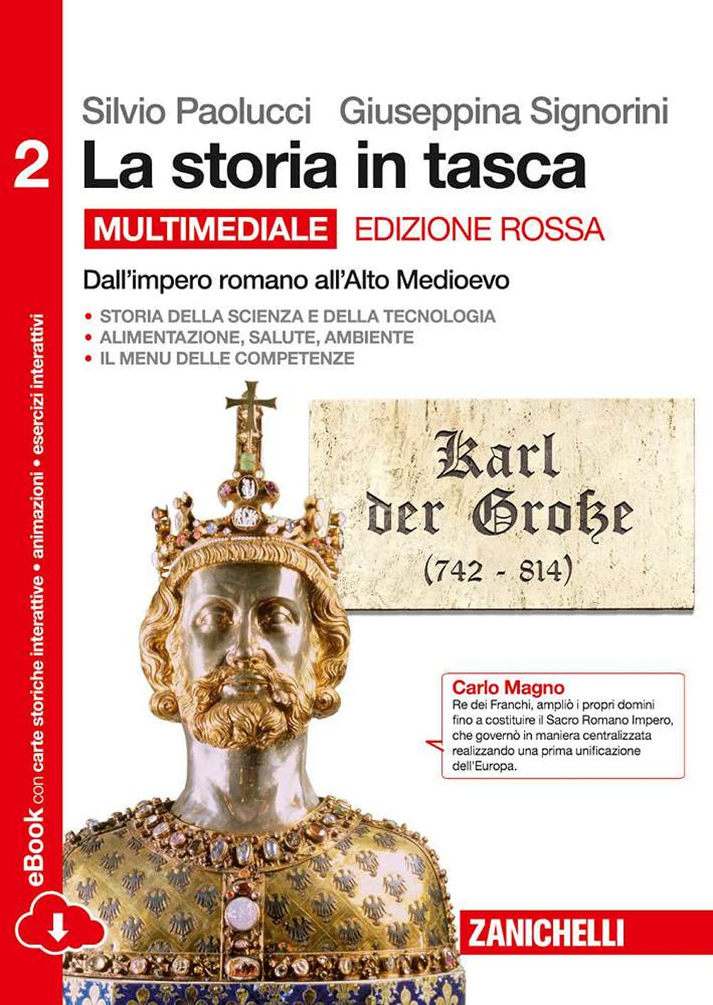 La storia in tasca. Ediz. rossa. Per le Scuole superiori. Con e-book. Con espansione online. Dall'impero all'alto Medioevo (Vol. 2) Professional & Reference Books