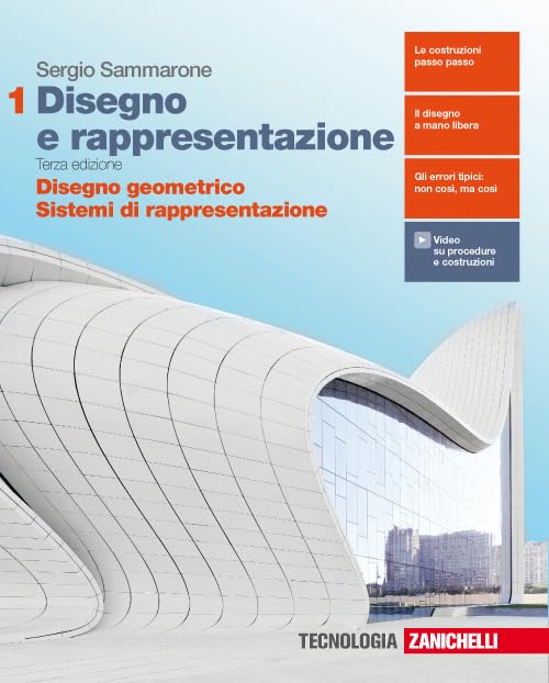 Disegno e rappresentazione. Per le Scuole superiori. Con e-book (Vol. 1) Professional & Reference Books